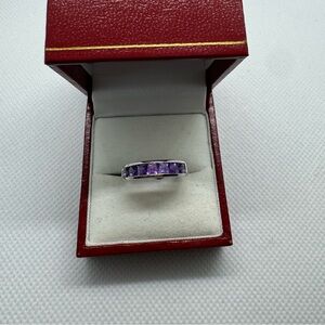 10k genuine, amethyst ring